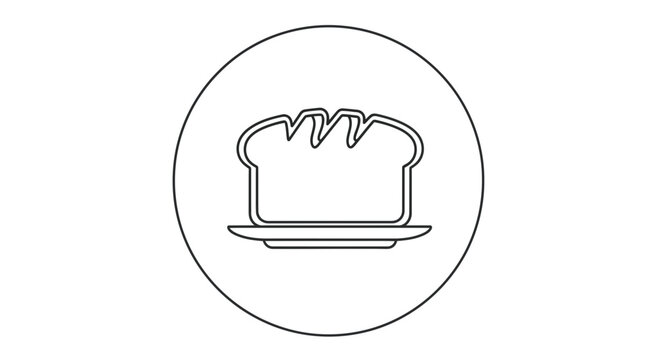 bread slice icon, bread icon, food icon