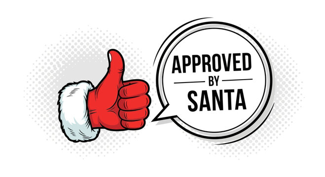 Approved by Santa Claus thumb up