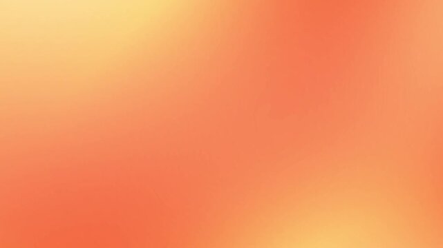Fluid gradient motion loop focusing on bright warm orange and soft pastel peach color flows. Perfect for organic brand content, wellness presentation screens, and creative overlays