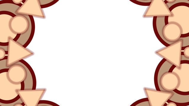 Decorative Abstract Border Frame PNG