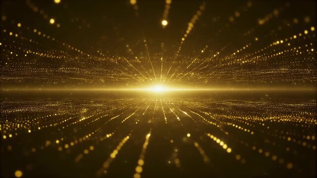 Continuous Soft Gold Sparkle Underline Animation for Elegant Romantic Valentine Text Loops