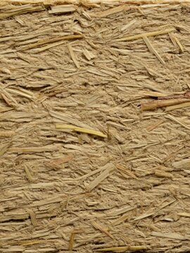 Sugarcane bagasse agglomerate macro texture for sustainable insulation