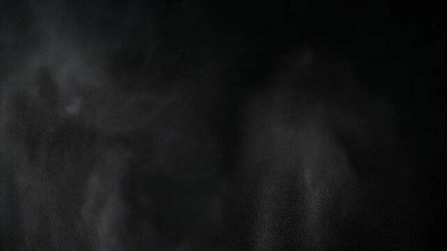 White Chalk Dust Cloud on Blackboard Background for Classroom and Education Aesthetics