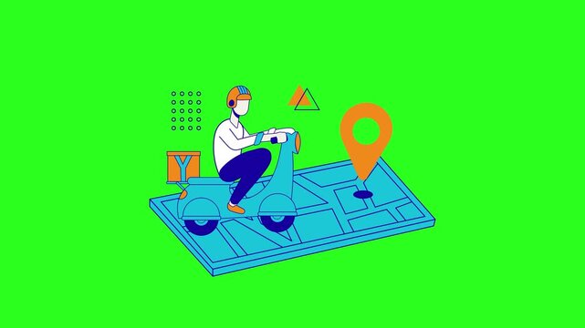 vector illustration of a dancing girl