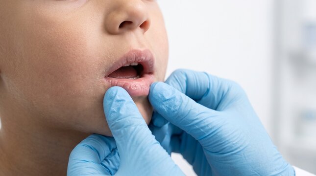 Pediatric Hydration Assessment Through Lip and Mucosa Examination