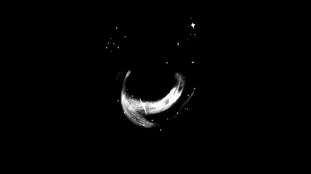 Twinkle glitter stars animation motion graphics in After Effects on black screen background with sparkling doodle stars, glowing burst lights and glitter shine animation, 4KTwinkle glitter stars ani