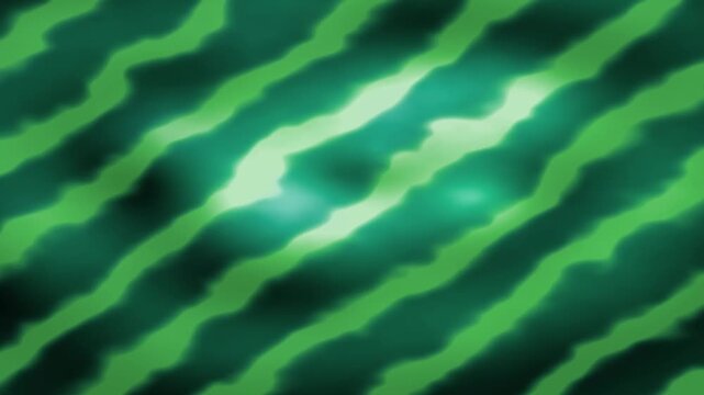 Wavy green abstract pattern with soft gradients and fluid movement