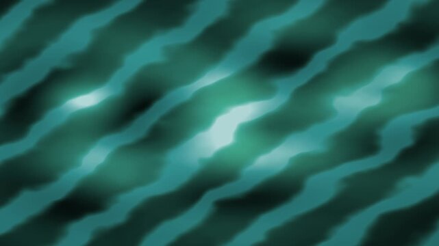 Abstract teal and black wave pattern with gradient texture