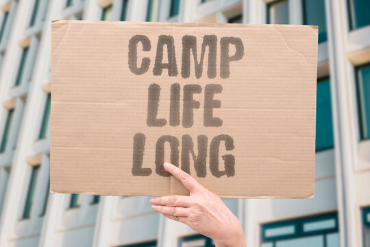 "Camp life long" Refugee existence extends over many years. EXTENDS. YEARS. REFUGEE. EXISTENCE. DURABLE.