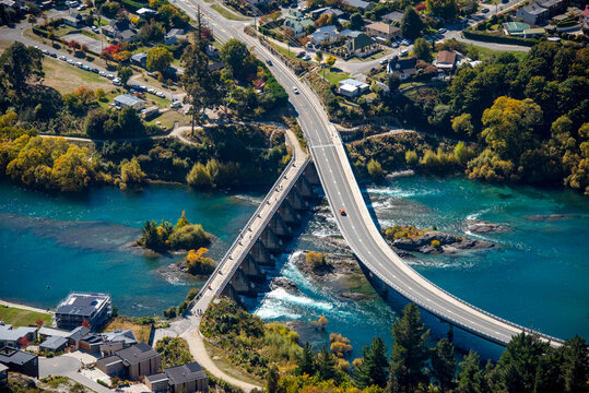 New Zealand State Highway 6 in Queenstown (Southern Scenic Route)