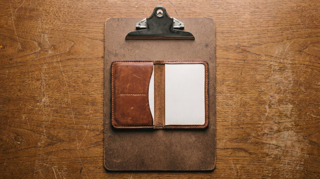 Professional Coaching Clipboard Featuring An Empty Roster Management Document Laying Flat On A Desk Surface