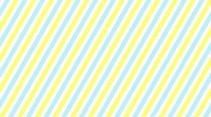 ストライプ斜め背景模様_しましま_黄色水色 © tomoya