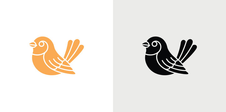 Orange hand giving thumbs up gesture, black hand with raised index finger, isolated on white background