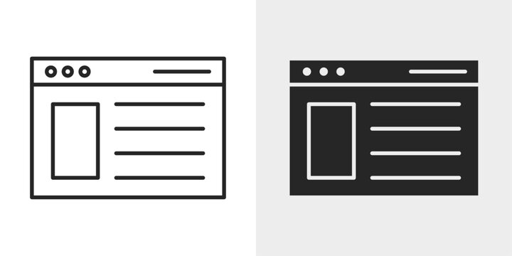 Interface Builder Icon represents creating and organizing layouts and components.