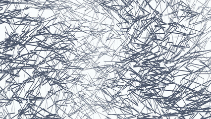 Obraz premium Black and white intricate line of tangled tree branches and foliage line tree branches