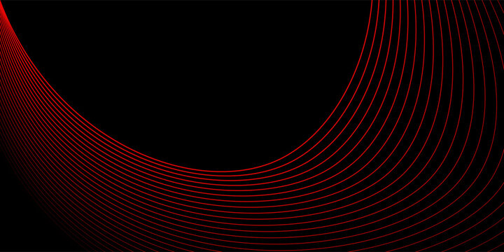 A mesmerizing 3D rendering depicting a dark tunnel formed by swirling red and pink neon lines, creating an abstract background that draws the viewer into its depths.
