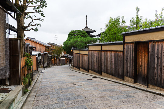 Yasaka Pagoda Street in Kyoto Japan