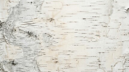 Fototapeta premium Close up detail of white birch tree bark texture showing natural horizontal lines and patterns