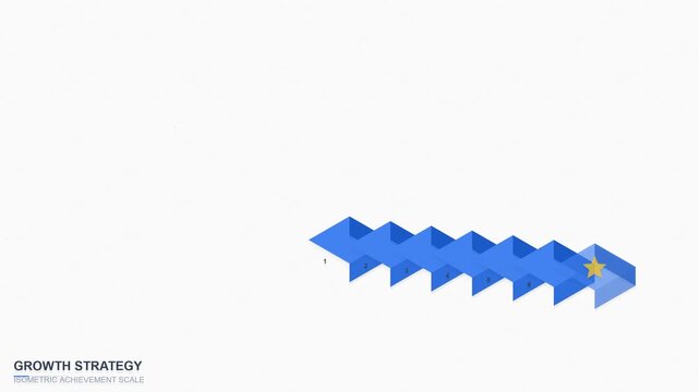 Rotating Blue 3D Cube Animation