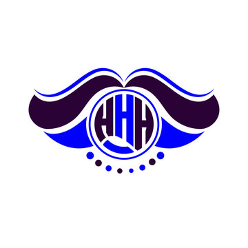 HHH letter logo creative design. HHH unique design