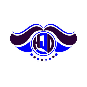 HJO letter logo creative design. HJO unique design