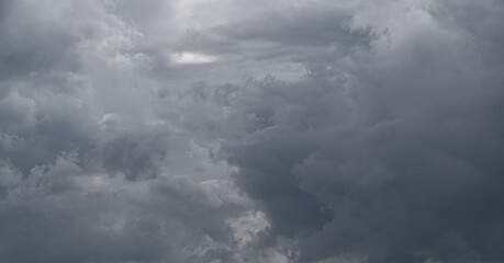 Obraz premium dark dramatic sky. stormy clouds. before the storm. stratus clouds.