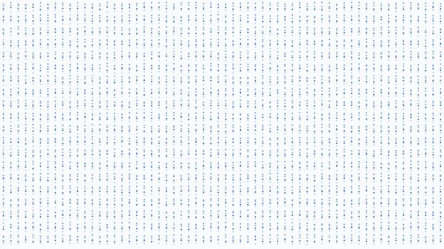 Digital Rain Data Stream Animation - Blue Pixel Matrix Background