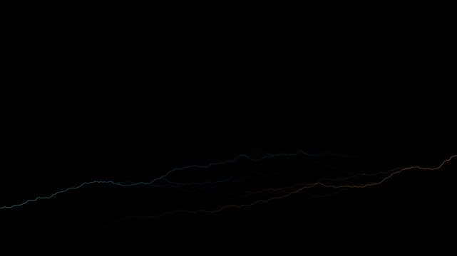 Lightning effect from the side