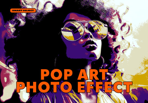 Pop Art Photo Effect Template