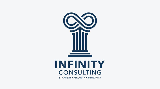 logo consulting infinity for branding