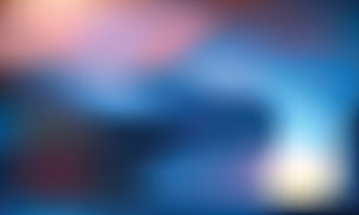 Fototapeta premium Abstract background, with a smooth, soft gradient transition, from deep blue, to light pink, and white, creating, a dreamy, blurred atmosphere