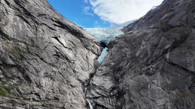 Majestic Briksdal Glacier in Western Norway