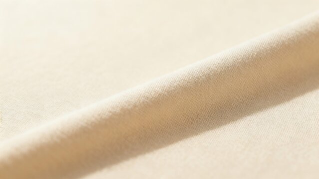 Minimal Beige Textile Surface with Subtle Fabric Texture and Natural Light