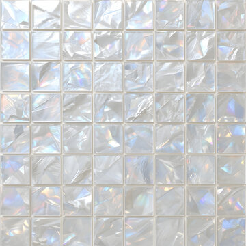 Tessere di Mosaico in Vetro Madreperla