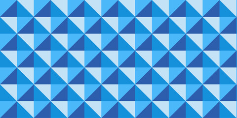 Fototapeta premium Illustration squares seamless geometric pattern with shapes. Abstract geometric triangle background wallpaper.