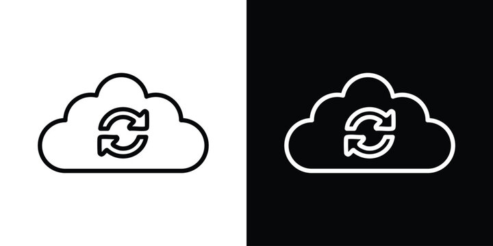 Cloud sync icon