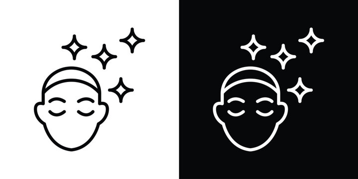 Glowing skin icon