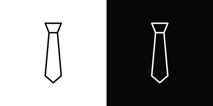 Tie icon vector mark for web
