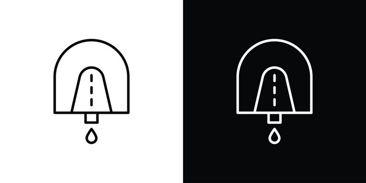 Electrical soap box icon vector mark for web