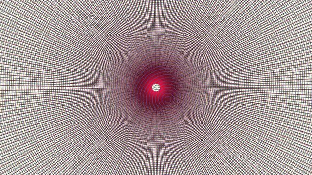 abstract optical illusion moire 2d