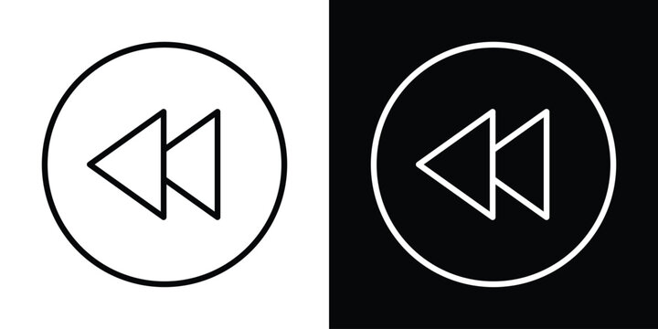Rewind button icon