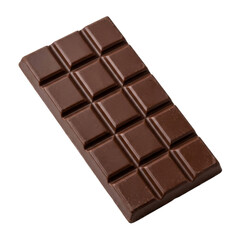 Fototapeta premium Dark Chocolate Bar Isolated on Transparent Background PNG Image