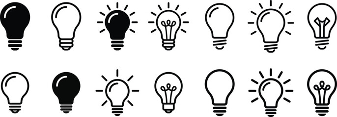 Light bulb icon symbolizing ideas creativity innovation inspiration and bright new solutions for problem solving ©  Sabera Begum