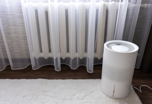 white, futuristic, and minimalist room humidifier
