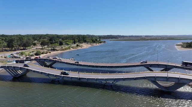 Wavy Bridge of Puente de La Barra