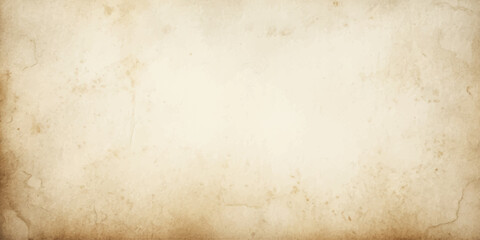 Fototapeta premium Vintage Old Grunge Paper Texture Background with Antique Aged Parchment Brown Rustic Blank Weathered Sepia Surface Design Backdrop