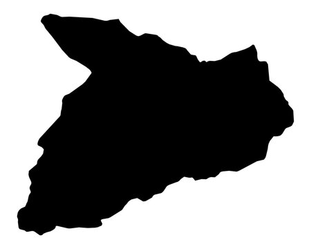 A contour map of Baghlan. Afghan province silhouette