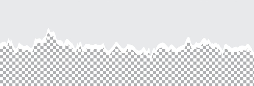 Premium torn paper element. Torn sheets of paper.Vector illustration.