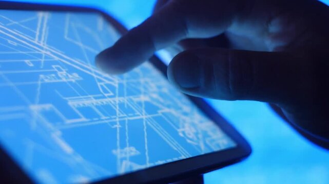 Construction Blueprint Design on Digital Tablet Cloud Computing System