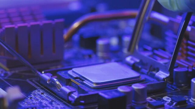 Computer Hardware Upgrade With CPU Replacement Process